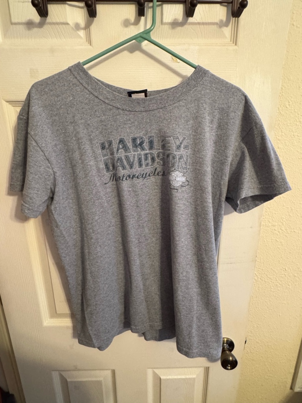 Harley-Davidson Heather Gray Logo Pullover Tee